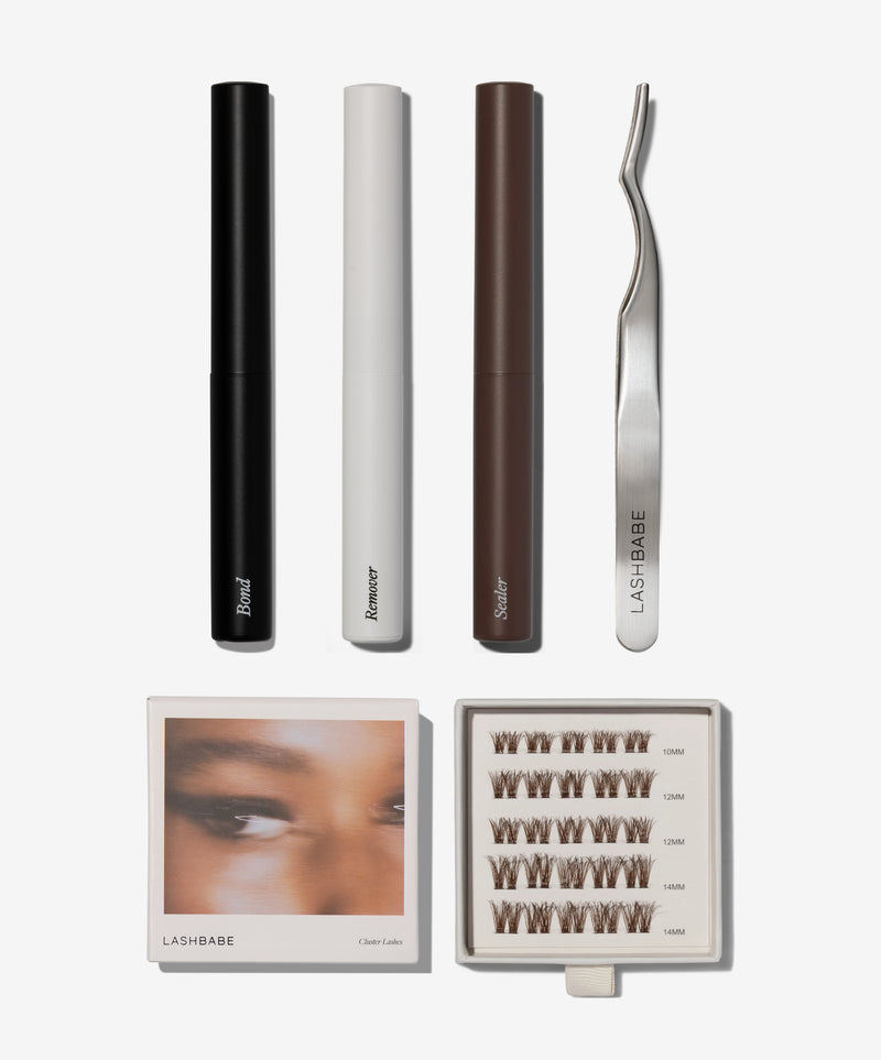 Fast Lash Cluster Starter kit  - (Brown Collection)